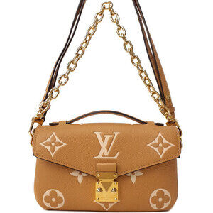 Louis Vuitton Bicolor Monogram Empreinte Pochette Metis EW Bag